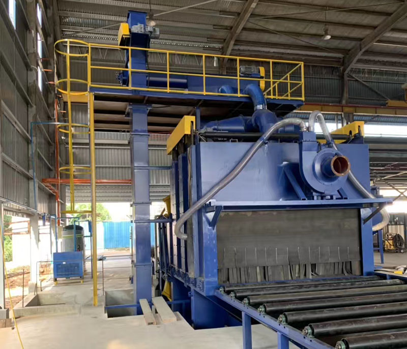 輥道通過式拋丸機