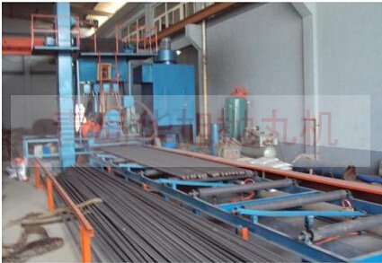 清理鋼筋線材的拋丸機(jī)